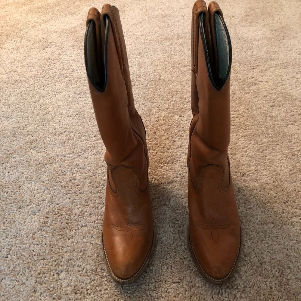 Vintage (1980s) Frye Leather Boots, Style 7105, Size 7B